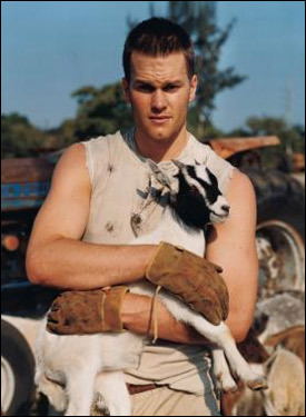 Brady and a Goat