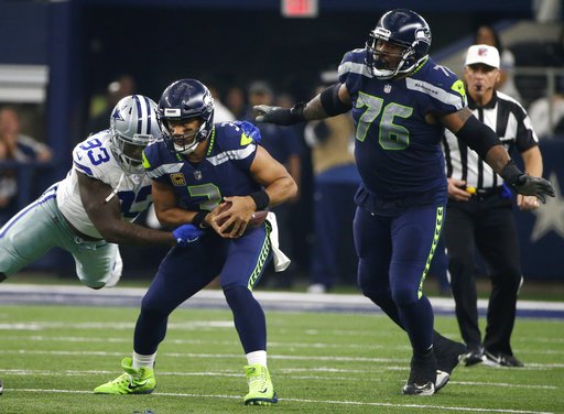 Benson Mayowa, Russell Wilson, Duane Brown